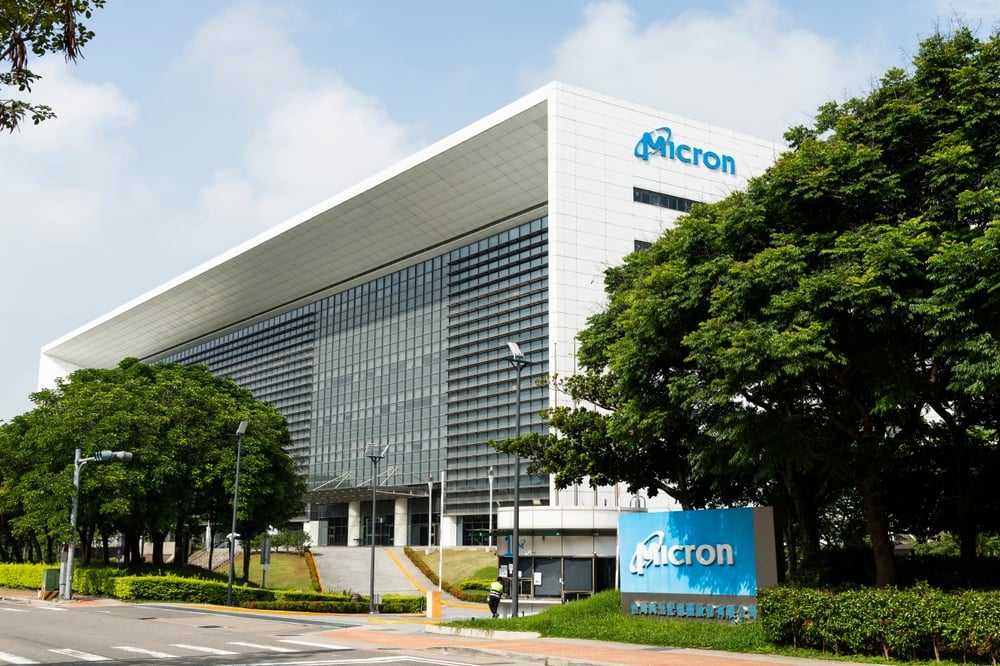 Micron Shares Slide on Chip Glut, AI Spending Fears